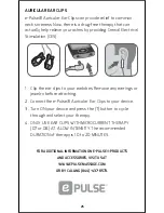 Preview for 28 page of e-Pulse Ultra 1200 Quick Start Manual