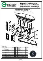 Предварительный просмотр 2 страницы E-Ready Furniture CORNER AUDIO EA-58-D Assembly Instructions Manual