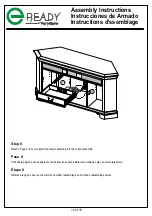 Предварительный просмотр 12 страницы E-Ready Furniture CORNER AUDIO EA-58-D Assembly Instructions Manual