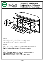 Предварительный просмотр 15 страницы E-Ready Furniture CORNER AUDIO EA-58-D Assembly Instructions Manual