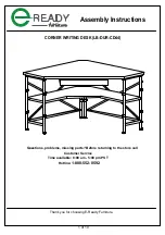 E-Ready Furniture LB-DUR-CD44 Assembly Instructions Manual предпросмотр