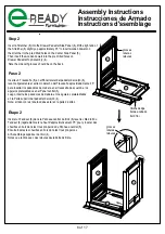 Preview for 6 page of E-Ready Furniture ODK60-D Assembly Instructions Manual