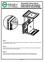 Предварительный просмотр 6 страницы E-Ready Furniture OFL21-D Assembly Instructions Manual