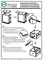 Предварительный просмотр 9 страницы E-Ready Furniture OFL21-D Assembly Instructions Manual