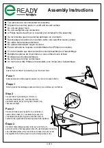 Preview for 3 page of E-Ready Furniture OHT41-D Assembly Instructions