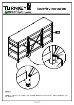 Preview for 12 page of E-Ready Furniture TURNKEY ER-EME-ETV61 Assembly Instructions Manual