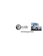 E-ride Industries 2011 EXV2 Owner'S Manual preview