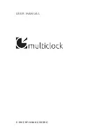 Preview for 1 page of E-RM Multiclock User Manual