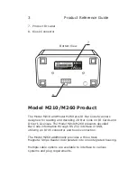 Preview for 5 page of E-Seek M260 Product Reference Manual