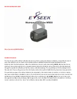 Preview for 3 page of E-Seek M500 Cleaning Procedure