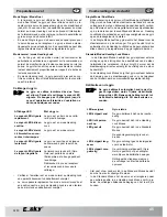 Preview for 45 page of E sky 4 GHz 002655 Operating Instructions Manual