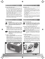 Preview for 22 page of E sky BELT-CP V2 Operating Instructions Manual