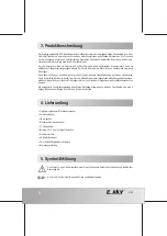 Предварительный просмотр 4 страницы E sky ECUREUIL XL Operating Instructions Manual