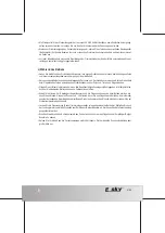 Предварительный просмотр 6 страницы E sky ECUREUIL XL Operating Instructions Manual