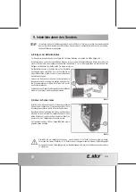 Предварительный просмотр 10 страницы E sky ECUREUIL XL Operating Instructions Manual