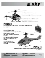 Preview for 1 page of E sky KING 3 Operating Instructions Manual