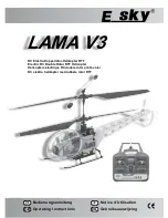 Предварительный просмотр 1 страницы E sky LAMA V3 Operating Instructions Manual