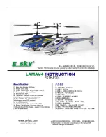 Preview for 1 page of E sky LAMAV4 EK1H-E301 Instructions Manual