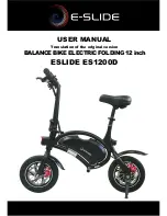 Предварительный просмотр 1 страницы E-Slide ES1200D User Manual