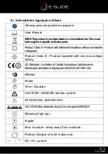 Preview for 52 page of E-Slide ES1410D User Manual