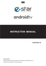 Предварительный просмотр 1 страницы E Star LEDTV58A1T2 Instruction Manual