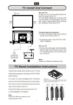 Предварительный просмотр 5 страницы E Star LEDTV58A1T2 Instruction Manual