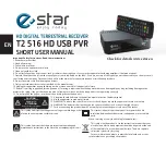 Preview for 2 page of E Star T2 516 HD USB PVR Short User Manual