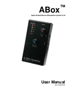 Предварительный просмотр 1 страницы E-Stim Systems ABox User Manual