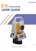 Preview for 1 page of e-survey E3L User Manual