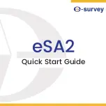 Preview for 1 page of e-survey eSA2 Quick Start Manual