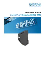 Предварительный просмотр 1 страницы E-T-A EM12D-TMB Series Instruction Manual