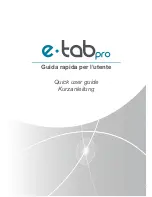 E-TAB E-TAB PRO Quick User Manual preview