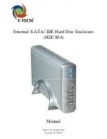 Preview for 1 page of E-Tech HDCS04 Manual