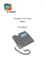 Preview for 1 page of E-Tech VPPH01 User Manual