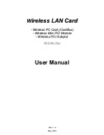E-Tech Wireless PCI Adapter User Manual предпросмотр