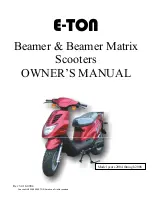 Предварительный просмотр 1 страницы E-TON Beamer & Beamer Owner'S Manual