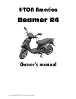 E-TON Beamer R4 Owner'S Manual preview