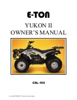 Preview for 1 page of E-TON CXL-150 Owner'S Manual