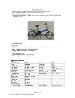 Preview for 15 page of E-TON ECO Electric Bycyle Owner'S Manual