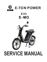 E-TON EV3 E-MO Service Manual preview