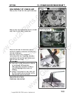 Preview for 115 page of E-TON Sport 150 Service Manual