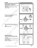 Preview for 117 page of E-TON Sport 150 Service Manual