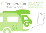 Preview for 1 page of E-Trailer E-Temperature Product Manual