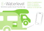 E-Trailer E-Waterlevel Product Manual предпросмотр