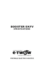 e-TWOW BOOSTER EKFV Specifications preview