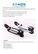 Предварительный просмотр 14 страницы e-TWOW E-SCOOTER User Manual