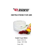 Предварительный просмотр 1 страницы e-Ware EW-5K102 Instructions For Use Manual