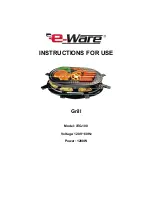 Предварительный просмотр 1 страницы e-Ware iEG-100 Instructions For Use