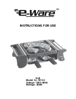 e-Ware XJ-7K122 Instructions For Use & Warranty предпросмотр