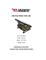 Предварительный просмотр 1 страницы e-Ware XJ-9K112 Instructions For Use